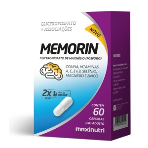 Memorin - 60 cápsulas - MaxiNutri