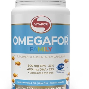 OMEGAFOR family- 120 capsulas - 500mg- VITAFOR