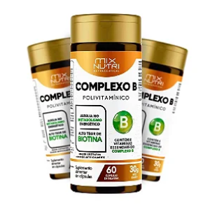 complexo B- 60 capsulas - 30g Mix Nutri