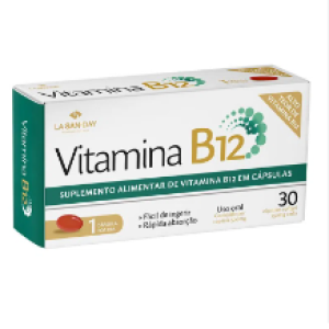 Vitamina B12 - 30 cápsulas - 750mg - LA SAN-DAY