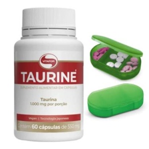 TAURINE - 60 capsulas- 1.000mg - VITAFOR