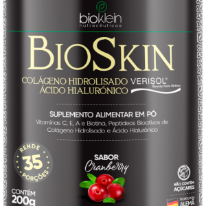 BioSkin Colágeno Hidrolisado Ácido Hialurônico - 200g - BioKlein