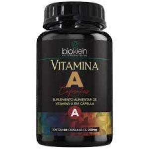 Vitamina A - 60 cápsulas - 250mg - BioKlein