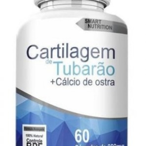 Cartilagem De Tubarão + Cálcio De Ostra - 60 cápsulas - 800mg - 4 Elementos Nutrição Inteligente